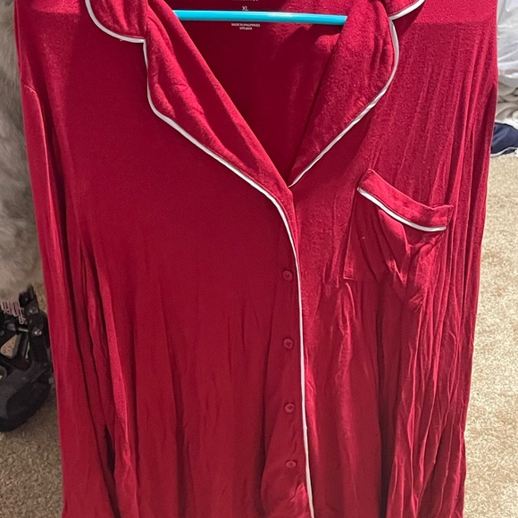 PJ/lounge wear top menswear styling Alfani VTG flowy great drape - Picture 3 of 4